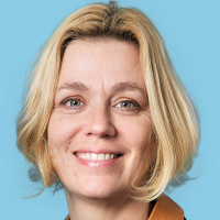 Pasfoto van Christa Oosterbaan (PvdA, lijst 2, nr. 20 Tweede Kamer, niet gekozen)